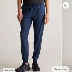 Quince Flowknit Performance Jogger Heather Navy Blue XXL